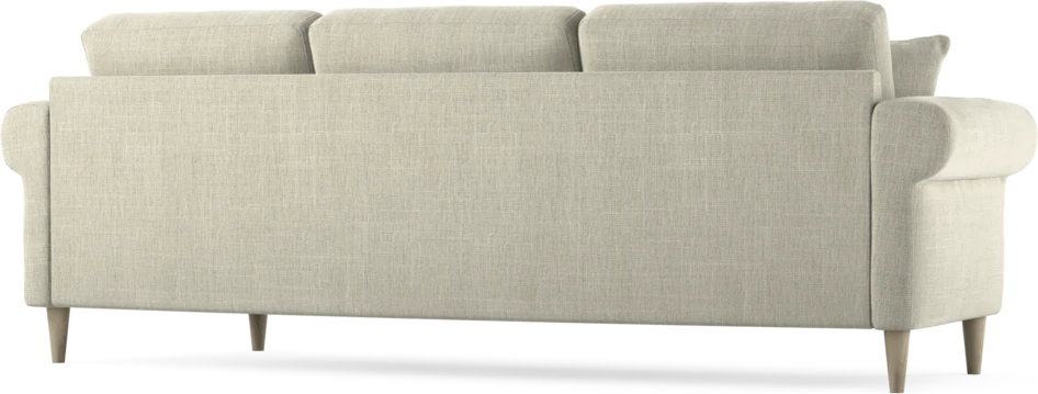 Eden - 3-sits soffa svängd - Beige