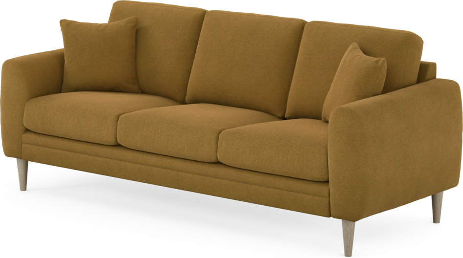 Eden - 3-sits soffa - Gul