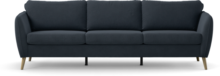 County - 3-sits soffa - Blå