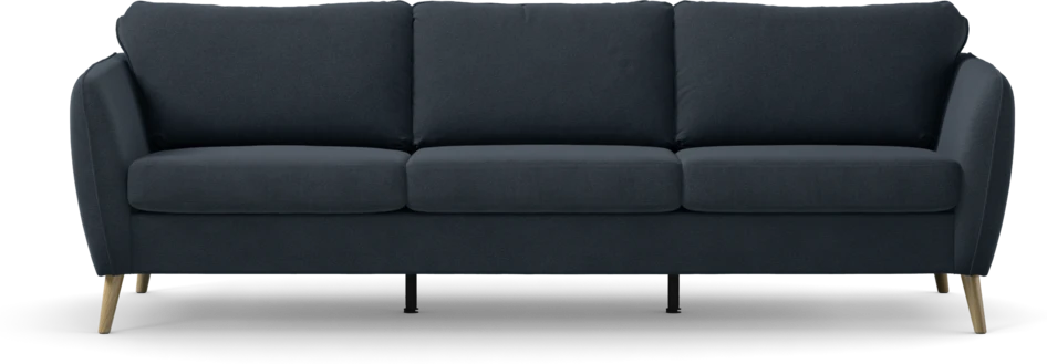 County - 3-sits soffa - Blå