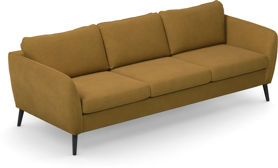 County - 3-sits soffa - Gul