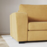Friday - 2,5-sits soffa med divan vänster - Gul