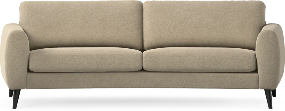 Bridge - 3-sits soffa svängd - Beige