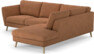 Madison Lux - 2-sits soffa med divan höger - Orange