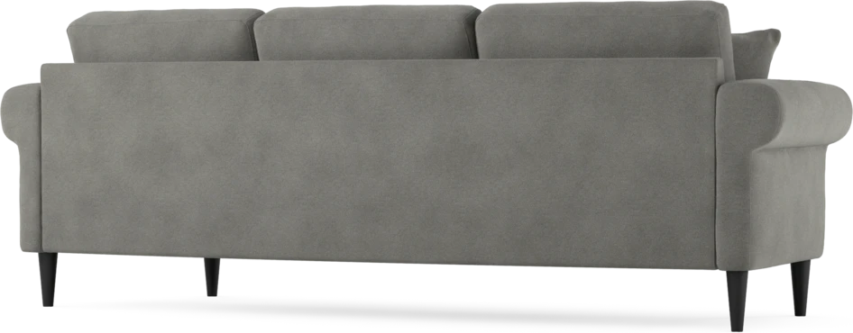 Eden - 3-sits soffa svängd - Grå