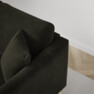 Eden - 3-sits soffa svängd - Grön