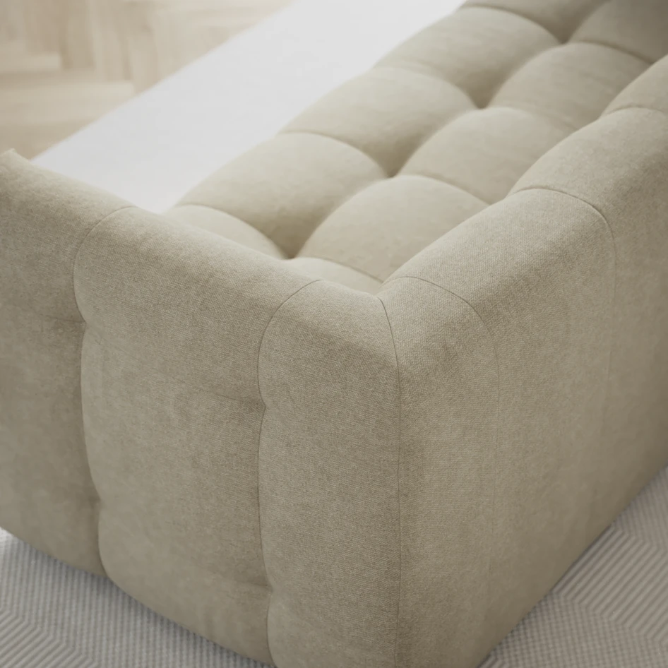 Bella - 3-sits soffa med divan höger - Beige