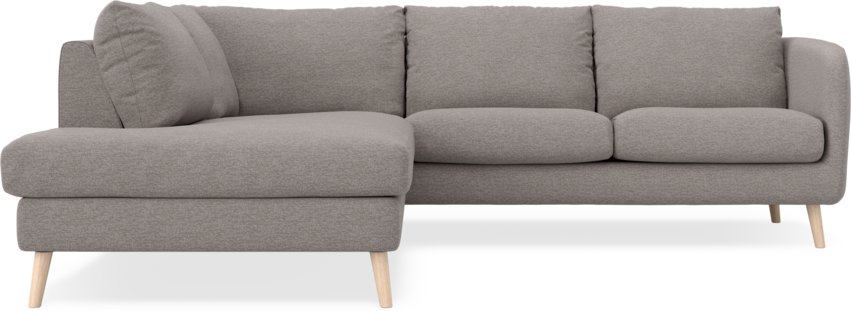 Madison - 2-sits soffa med divan vänster - Grå