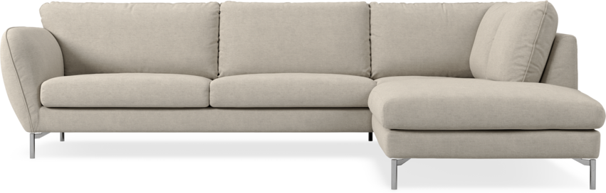 Madison Lux - 3-sits soffa med divan höger - Beige