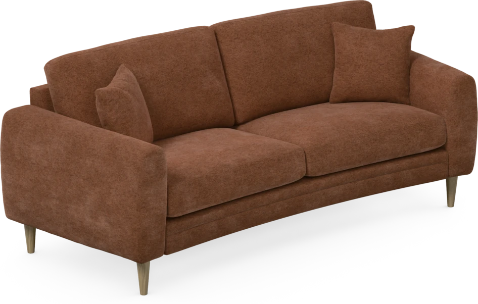 Eden - 2,5-sits soffa svängd - Orange