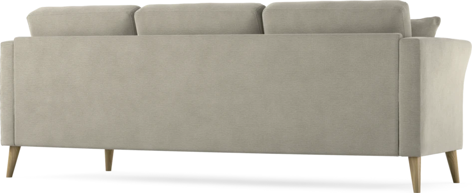 Eden - 3-sits soffa svängd - Brun