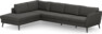 County - 3-sits soffa med divan vänster - Grå