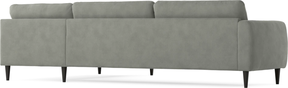 Bridge - 4-sits soffa med divan höger - Grå