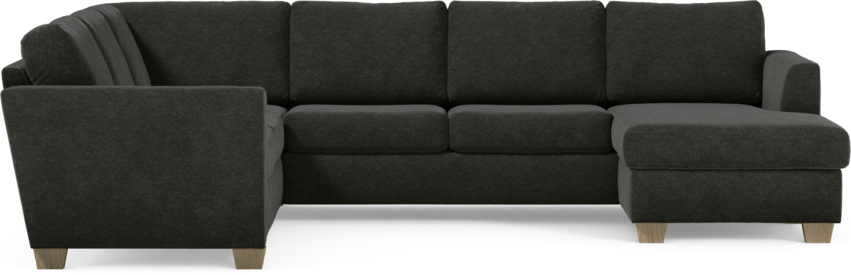 Friday - Hörnsoffa, 2+3-sits med schäslong höger - Grå