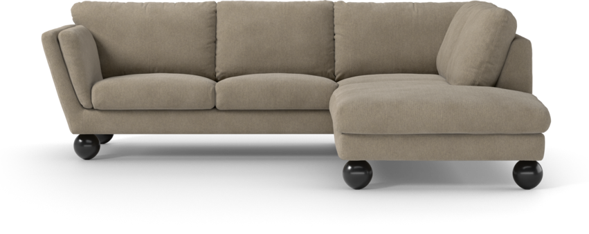 Madison - 2-sits soffa med divan höger - Beige