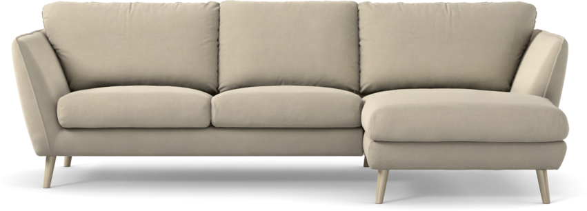 Madison - 2-sits soffa med schäslong höger - Beige