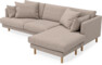 Harper - 4-sits med schäslong höger  - Beige