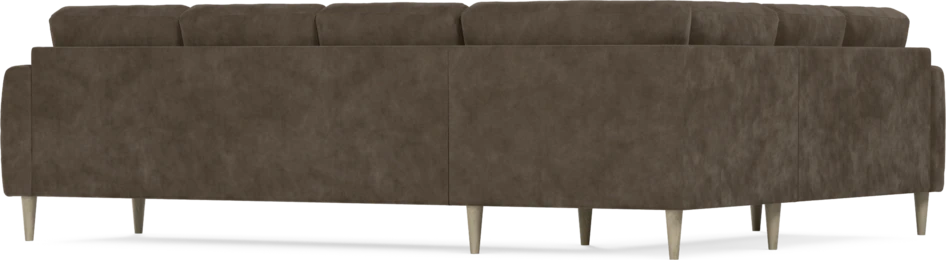 Eden - Hörnsoffa, 2+3-sits - Brun