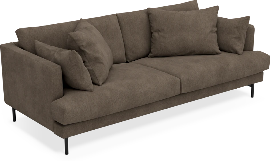 Harper - 3-sits soffa - Brun