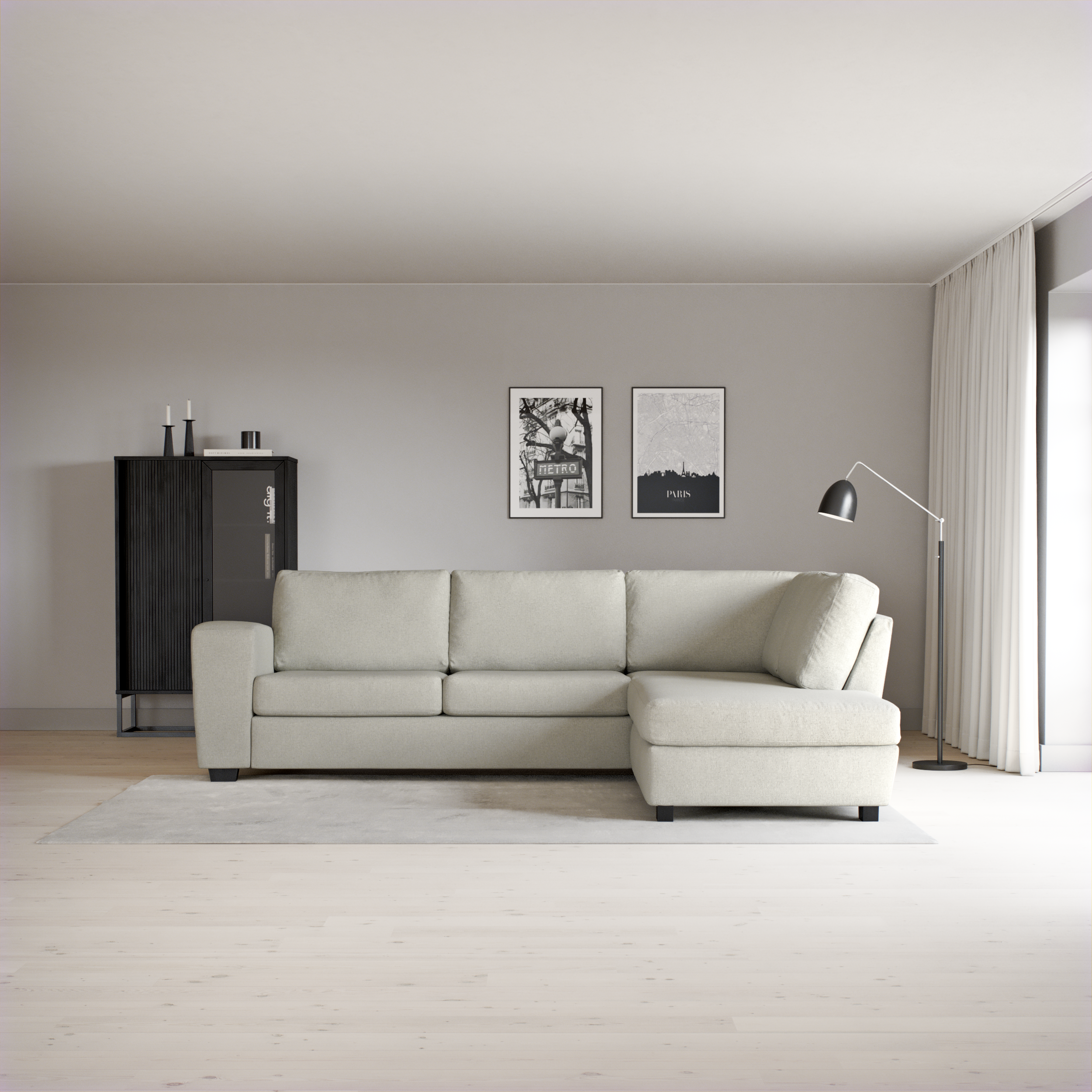 Friday - 2,5-sits soffa med divan höger - inspiration