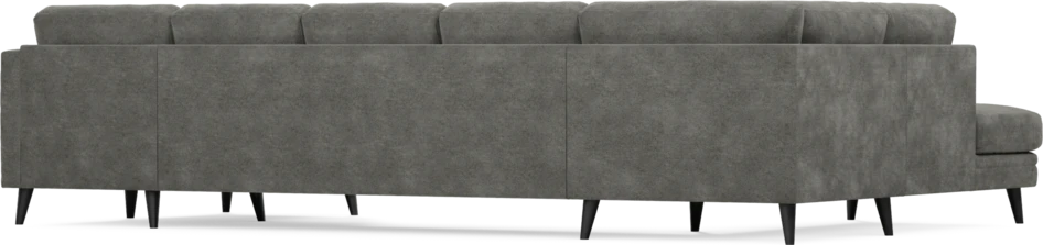 Eden - 3-sits soffa med divan vänster och schäslong höger - Grå