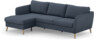 County - 3-sits soffa med flyttbar schäslong - Blå