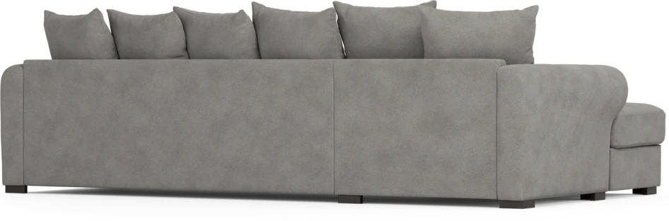 Town - 3-sits soffa med schäslong vänster - Grå