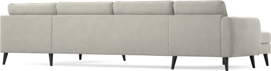 Bridge - 3-sits soffa med schäslong vänster och divan höger - Grå