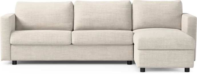 Lindö, Bäddsoffa 2,5-sits med schäslong, vändbar