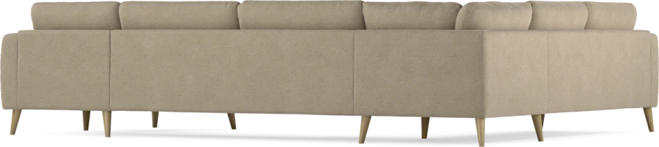 Bridge - Hörnsoffa, 2+3-sits med schäslong höger - Beige