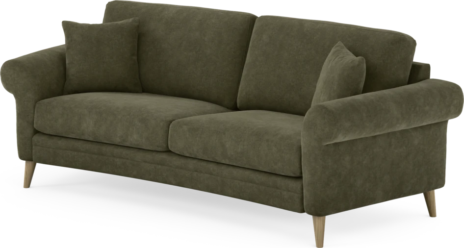Eden - 2,5-sits soffa svängd - Grön