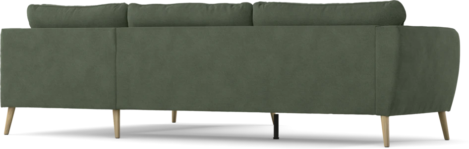 County - 2,5-sits soffa med divan höger - Grön
