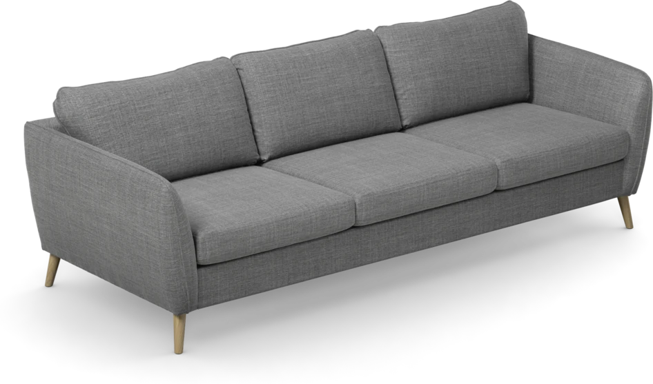 County - 3-sits soffa - Grå