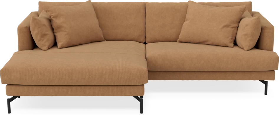 Harper - 4-sits med schäslong XL vänster - Gul