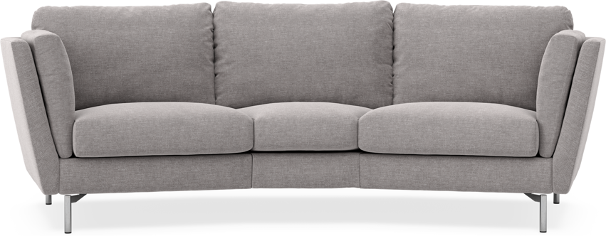 Madison - 3-sits soffa svängd, 70 cm - Grå