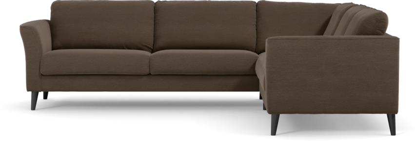 Bridge - Hörnsoffa, 3+2-sits - Brun