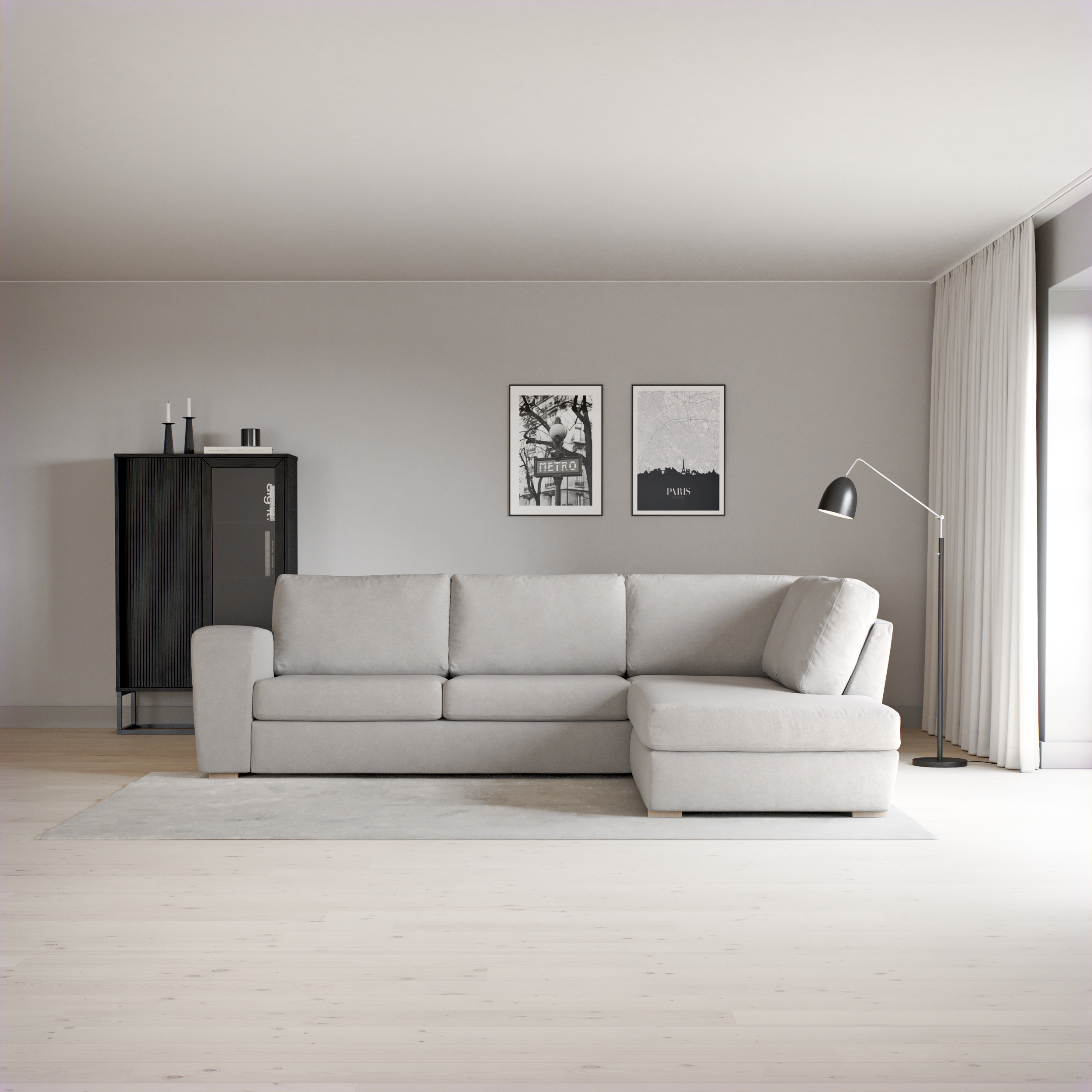 Friday - 2,5-sits soffa med divan höger - inspiration