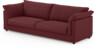Cherrie - 4-sits soffa med kappa - Röd