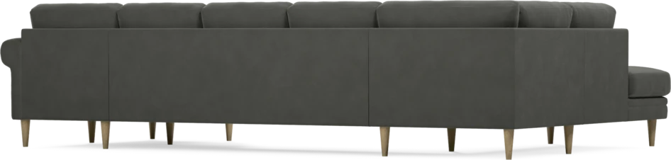 Eden - 3-sits soffa med divan vänster och schäslong höger - Grå
