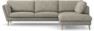 Madison Lux - 3-sits soffa med divan höger - Vit