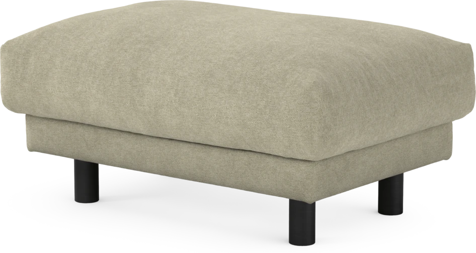 Cherrie - Fotpall 110, fast klädsel - Beige