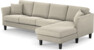 Eden - 3-sits soffa med schäslong - Beige