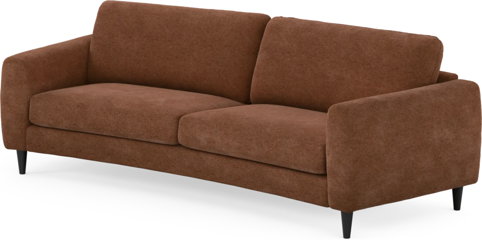 Bridge - 3-sits soffa svängd - Orange