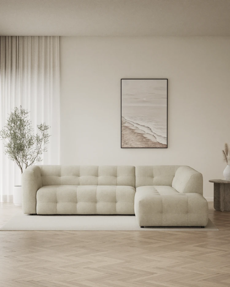 Bella - 3-sits soffa med divan höger - inspiration