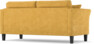 Eden - 2,5-sits soffa - Gul