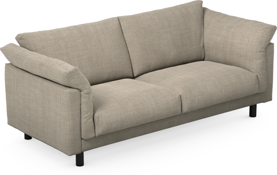 Cherrie - 2,5-sits soffa, fast klädsel - Beige