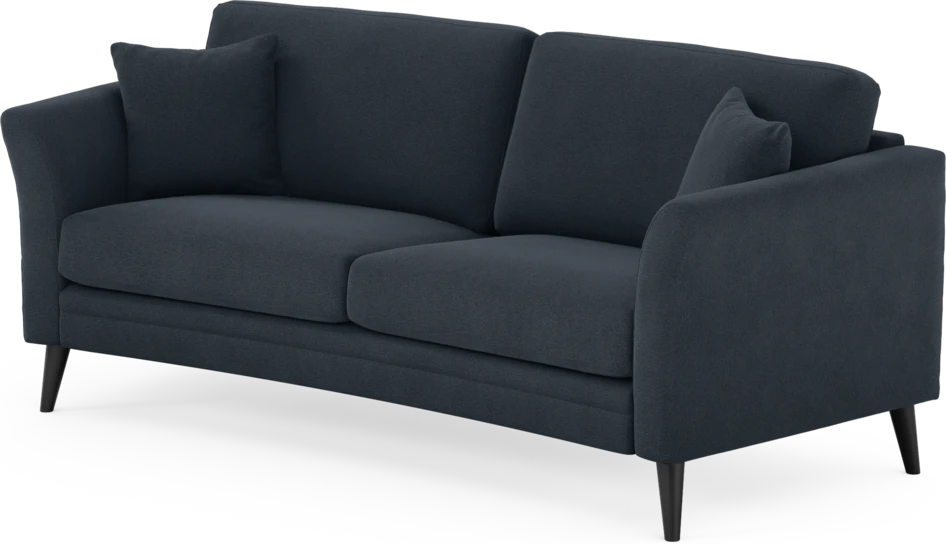 Eden - 2,5-sits soffa svängd - Blå