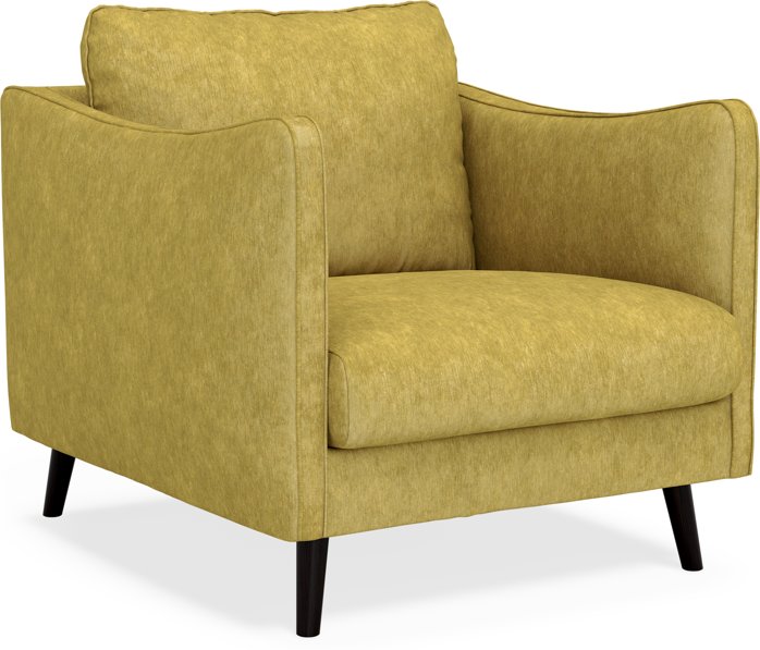 Madison Lux - Fåtölj, 70 cm - Gul