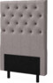 Delux Pikerad XL - Sänggavel, 90-210 cm - Grå