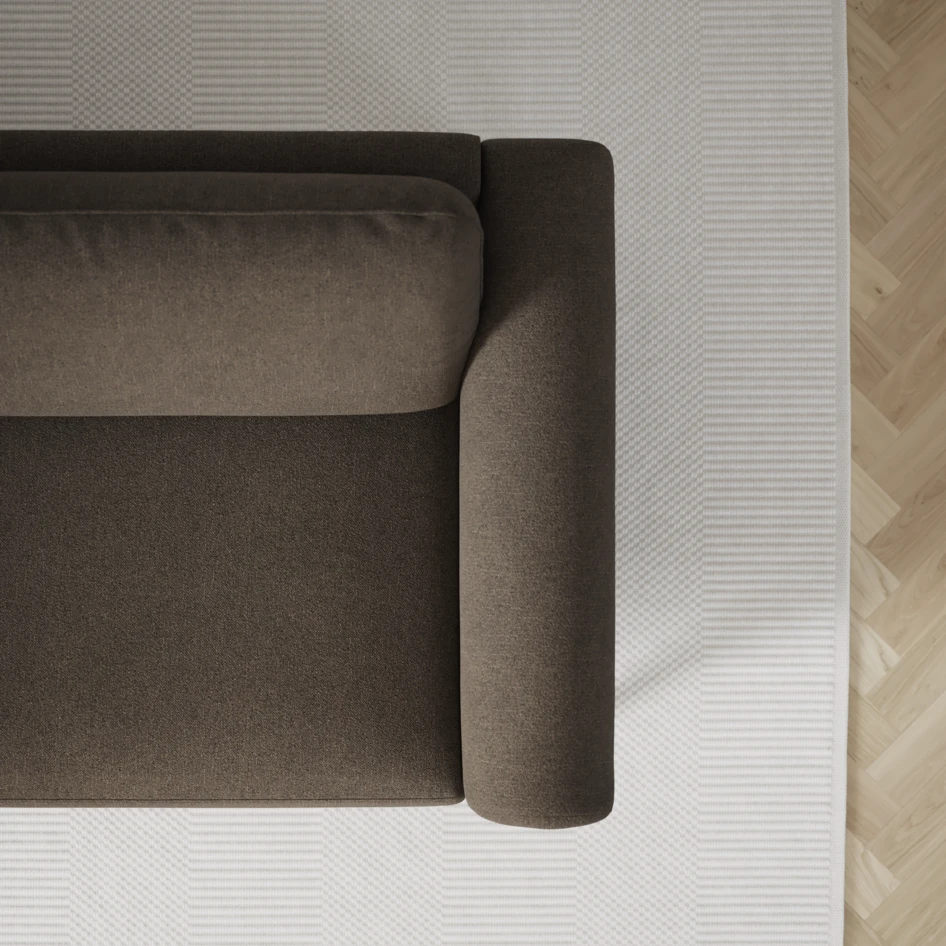 Bridge - 3-sits soffa - Brun
